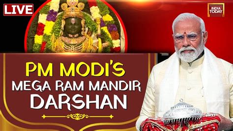 Pm Modi Live Pm Modi In Ayodhya S Ram Mandir Live Pm Modi Offers