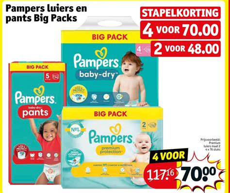 Pampers Luiers En Pants Big Packs Aanbieding Bij Kruidvat