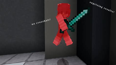 Minecraft Pvp Without A Crosshair YouTube