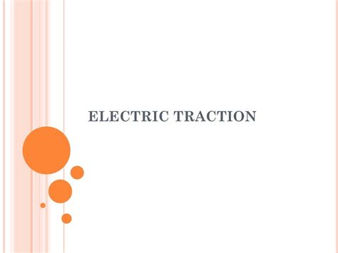 Ppt Electric Traction Powerpoint Presentation Free Download Id8828842