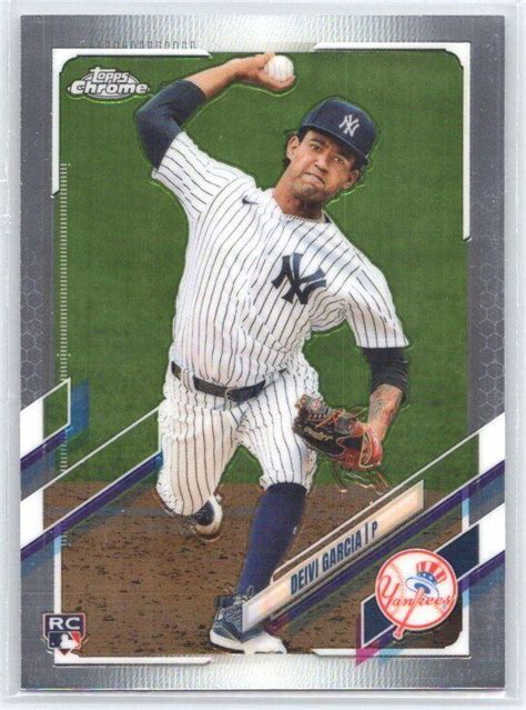 Topps Chrome Deivi Garcia Rc Rookie New York Yankees Ebay