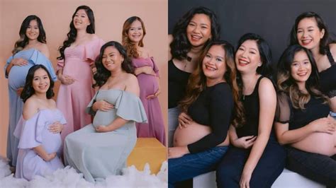 Look Five Friends In Ph Get Together For Pregnancy Photoshoot The