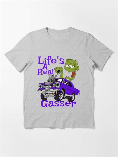 Hot Rod Gasser Cartoon Outlaw Drag Racing Blown Street Car T Shirt For Sale By Charjens