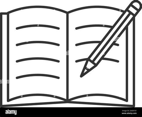 Taking Notes Clipart Black And White