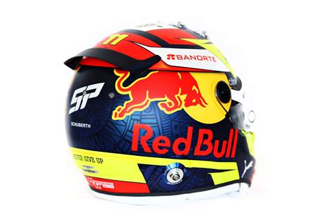 VIDEO así será el casco que utilizará Sergio Pérez en Red Bull