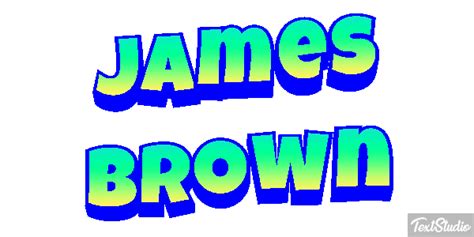 James Brown Celebrity Animated  Logo Designs