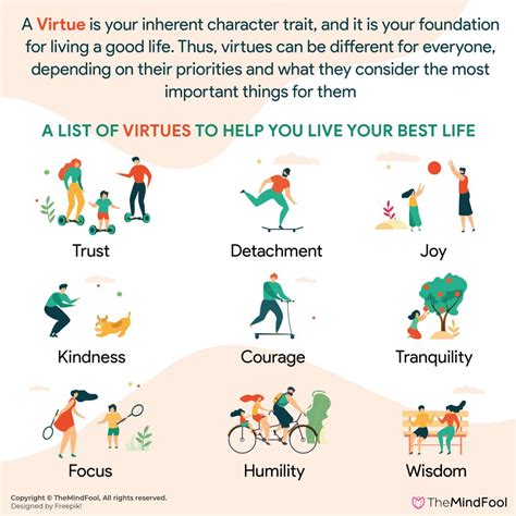 80 List of Virtues to Help You Live Your Best Life | TheMindFool