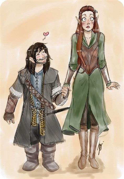 Kili And Tauriel By Nienorgreenfield On Deviantart Kili And Tauriel