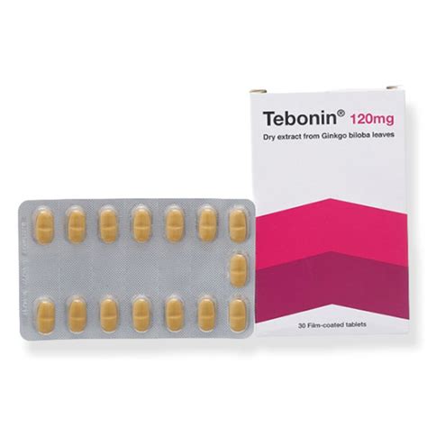 Tebonin Ginkgo biloba extract 120mg hộp 2 vỉ x 15 viên Dr Willmar