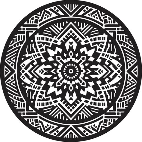 Beautiful luxurious Mandala silhouette image 47466064 Vector Art at ...