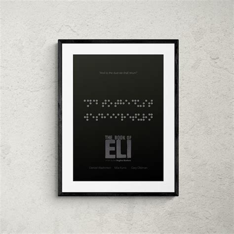 Book of Eli Movie Poster - Etsy