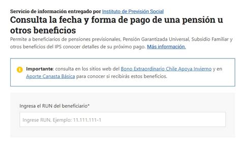 Bonos Y Beneficios Del IPS Consulta Con Tu RUT Si Tienes Pagos