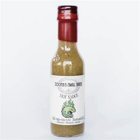 Cooper S Jal Up In Yo Tomatillo Hot Sauce Mild Duluth Kitchen Co