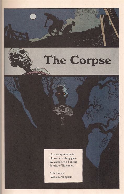 The Cryptic Corridor Hellboy The Corpse By Mike Mignola