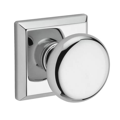 Baldwin Reserve Round Polished Chrome Passage Door Knob At