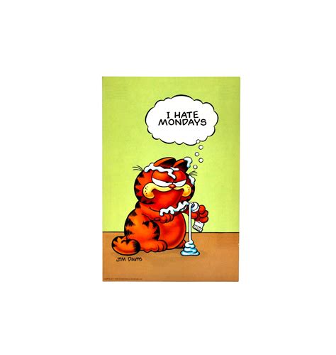 Garfield I Hate Mondays Poster