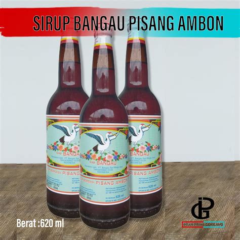 Jual Sirup Bango Sirup Bangau Rasa Pisang Ambon 620ml Shopee Indonesia