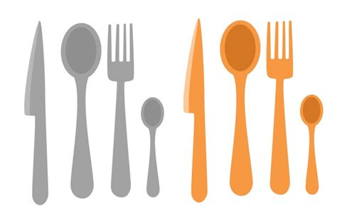 Cartoon Forks Spoon Vector Images Over 4000