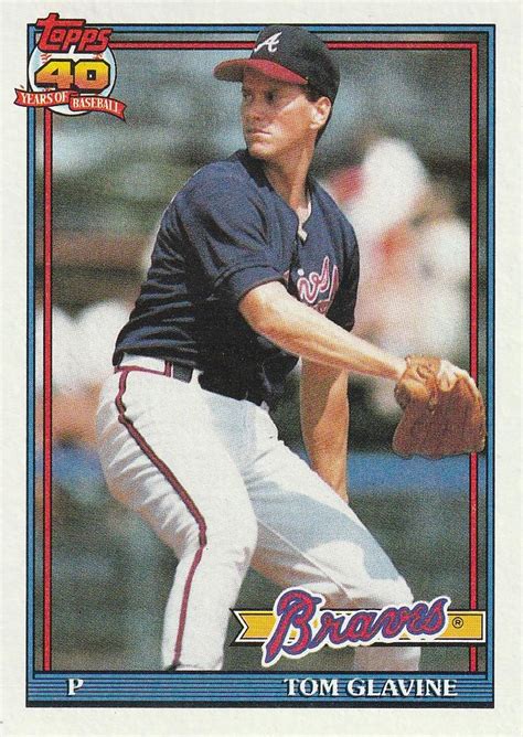 1991 Topps 82 Tom Glavine Trading Card Database