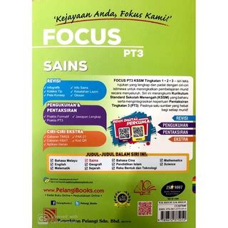 Buku Rujukan Focus Pt Tingkatan Kssm Sains Pelangi