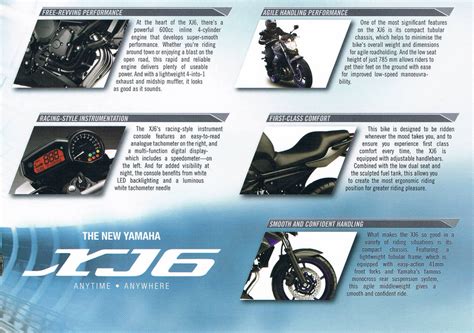 2013 Yamaha XJ6 Naked Brochure And Press Release RM40 152 30 MotoMalaya Net