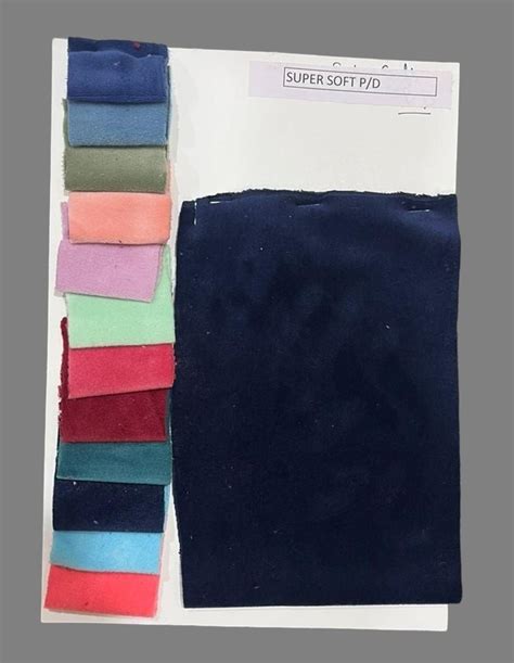 Blue Plain Polyester Fabric At Rs Meter Denier Polyester In