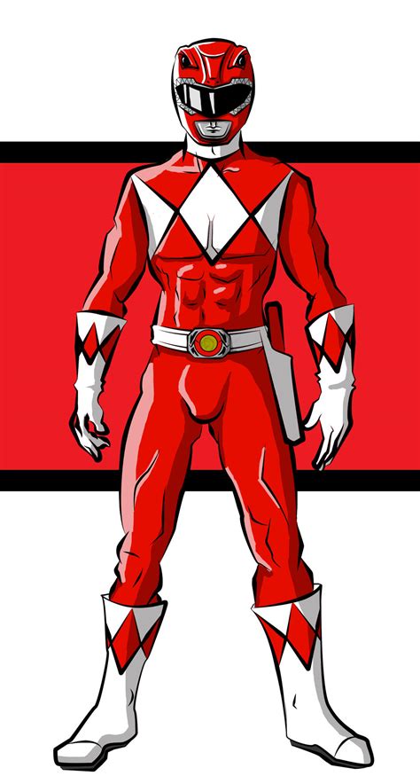 Red Mighty Morphing Power Ranger By Danteshinobi On Deviantart