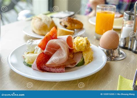 Healthy Breakfast, Western Breakfast, Stock Image - Image of hard ...