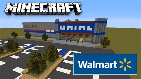 Minecraft WALMART Massive Builds 1 YouTube