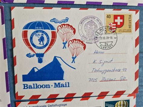 Ballonpost Briefmarken Kaufen Auf Ricardo