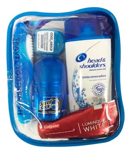 Kit De Higiene Para Hombre Walfort Para Viajes Con Piezas