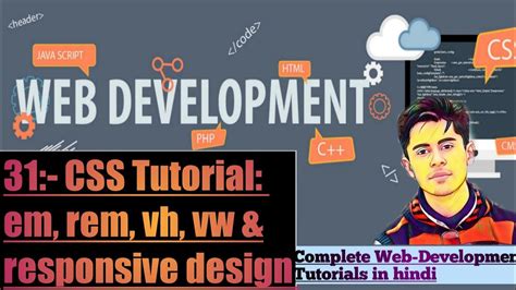 CSS Tutorial Em Rem Vh And Vw Units And Responsive Design Web