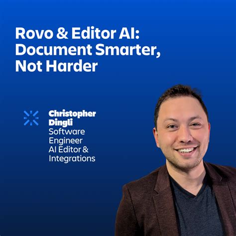 See Rovo And Editor Ai Document Smarter Not Harder With Automagic Documentation At Atlassian