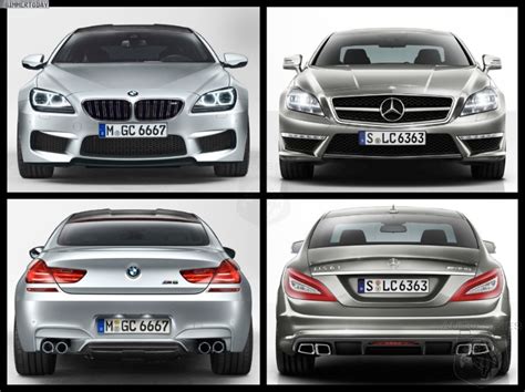 Photo Comparison Bmw M Gran Coupe Vs Mercedes Benz Cls Amg