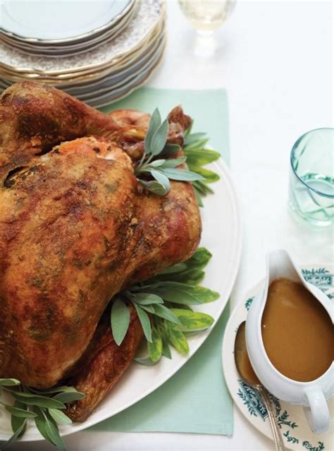 Roasted Turkey With Sage Butter And Marsala Sauce Ricardo Recipe