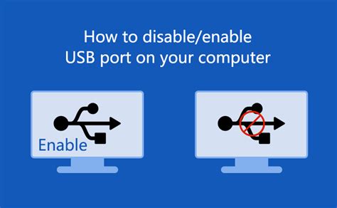 How to disable/enable USB port on your computer