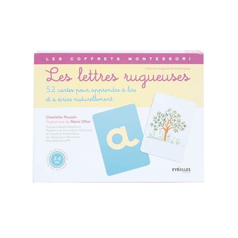 Coffret Montessori Lettres Rugueuses HOPTOYS