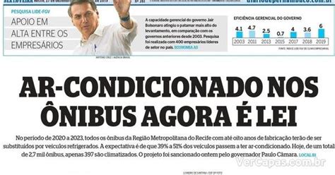 Capa Diario De Pernambuco Sexta 27 De Dezembro De 2019