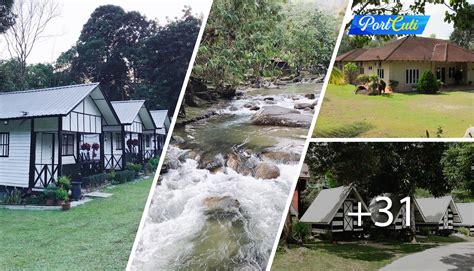 Berkelah Tepi Sungai Dan Bermalam Dalam Chalet Kayu Kawasan Kampung