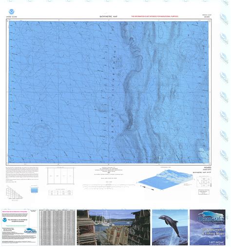 Bathymetric Nautical Chart Lm 127 Meares