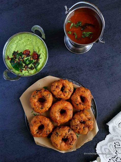 Medu Vada South Indian Breakfast Recipe Cooking Carnival