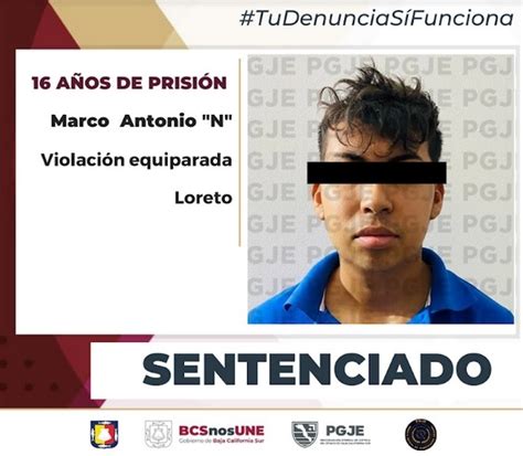 ¡a 16 Años Por Violación Equiparada Colectivo Pericú