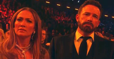 Ben Affleck Looking Miserable At The Grammys Next To His Wife Jlo