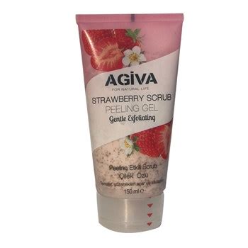 Agiva Strawberry Scrub Peelıng Gel Çilek Özlü 150ml Platin