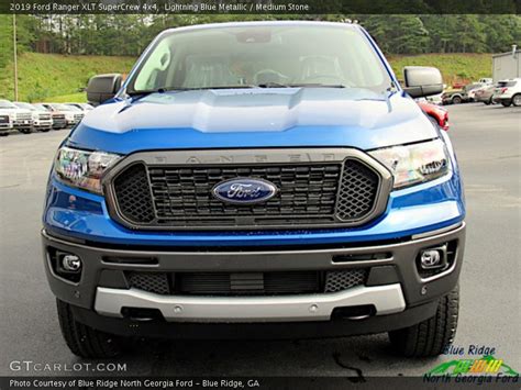 2019 Ford Ranger Xlt Supercrew 4x4 In Lightning Blue Metallic Photo No