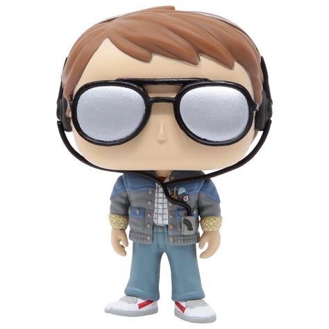 Funko POP Movies Back To The Future - Marty With Glasses gray