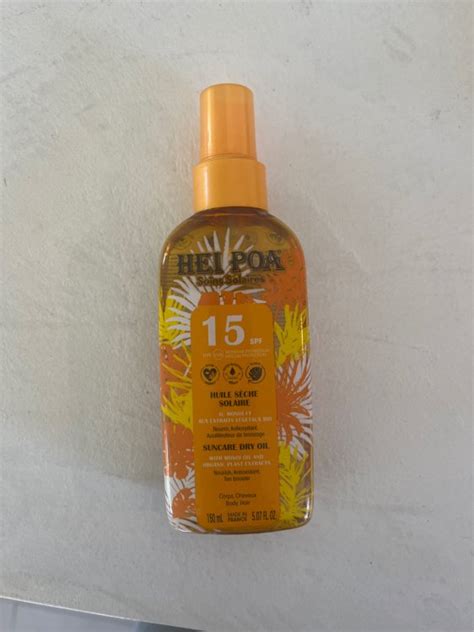 Hei Poa Huile S Che Corps Cheveux Spf Fl Ml Inci Beauty