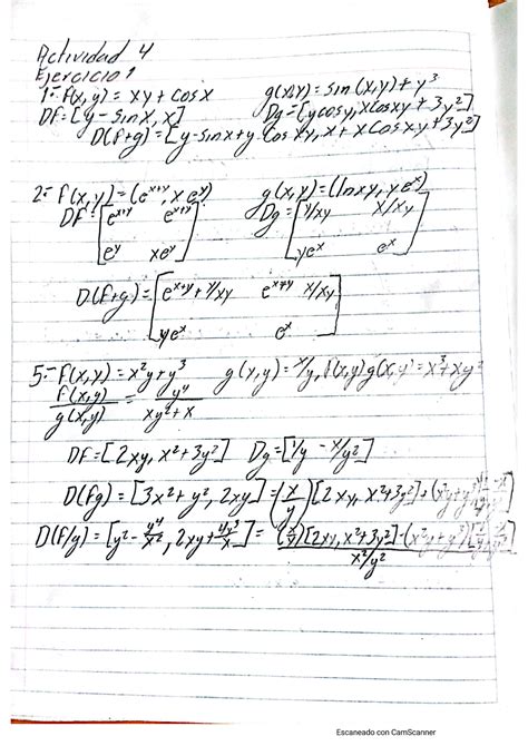 Act 4 Ejercicio Resueltos Calculo Vectorial Studocu