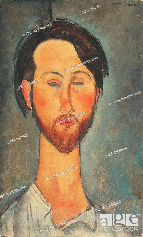 Portrait of Léopold Zborowski 1889 1932 1918 Creator Modigliani