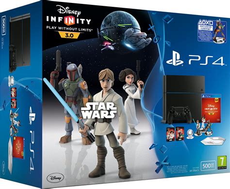 Sony Ps4 Playstation 4 500gb Black Disney Infinity 30 Exasoftcz